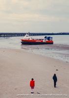 AP1-88 hovercraft at Ryde hoverport -  (credit: The <a href='http://www.hovercraft-museum.org/' target='_blank'>Hovercraft Museum Trust</a>).